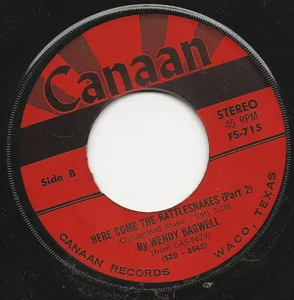 Wendy Bagwell - Here Come The Rattlesnakes