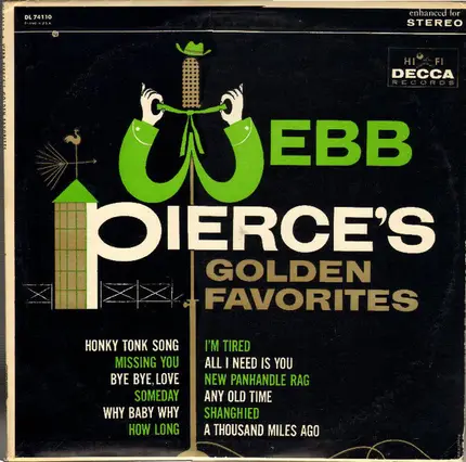 Webb Pierce - Webb Pierce's Golden Favorites