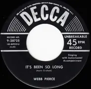 Webb Pierce - It's Been So Long / Don't Throw Your Life Away