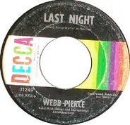 Webb Pierce - Sweet Lips / Last Night