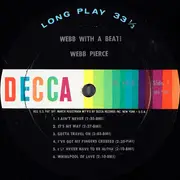 LP - Webb Pierce - Webb With A Beat - Mono