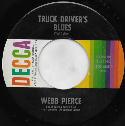 Webb Pierce - Fallen Angel