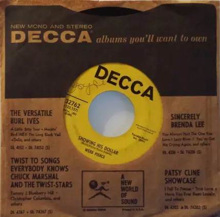 Webb Pierce - Showing His Dollar