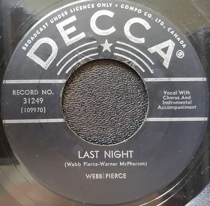 Webb Pierce - Sweet Lips