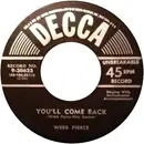 7'' - Webb Pierce - Cryin' Over You