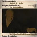 10'' - Weber - Mozart - Sinfonie Nr.1 C-dur; Vier deutsche Tänze