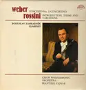LP - Weber, Rossini/ Bohuslav Zahradník , Czech Philharmonic Orchestra - Concerto No. 2/ Concertino* Introduction , Theme and Variations