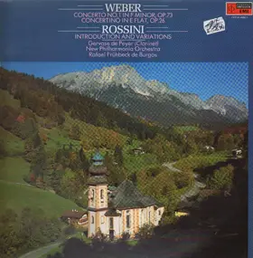 Carl Maria von Weber - Concerto No 1 in F Minor op 73/Concertino in E Flat op 26/Introduction And Variations