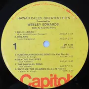 LP - Webley Edwards With Al Kealoha Perry - Hawaii Calls: Greatest Hits - Still sealed, Mono