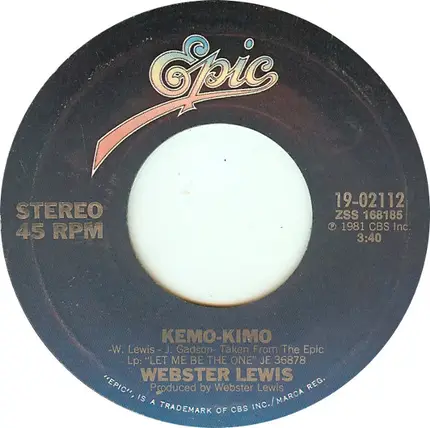 Webster Lewis - Kemo-Kimo