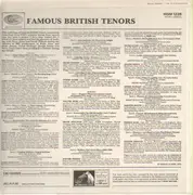 LP - Webster Booth, John Coates, Ben Davies - Famous British Tenors