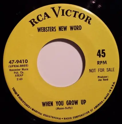 Webster's New Word - You Still Thrill Me, Babe