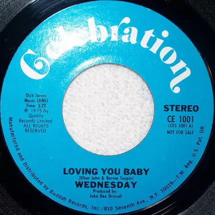 Wednesday - Loving You Baby