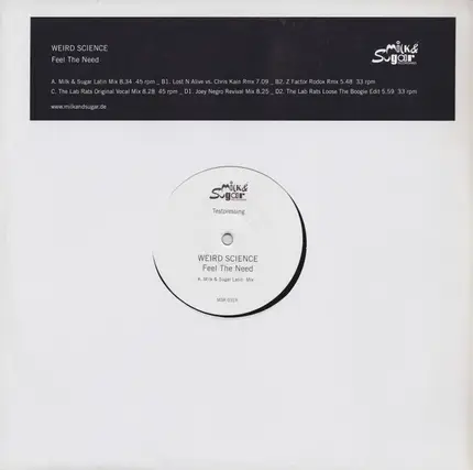 Weird Science - Feel The Need