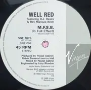 12inch Vinyl Single - Well Red - M.F.S.B.