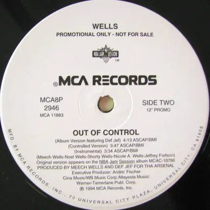 Wells - Out Of Control