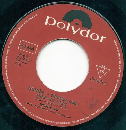 Werner Art - Schön - Wieder Mal Hier Zu Sein