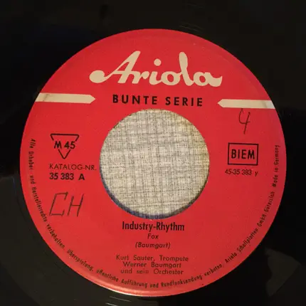 Werner Baumgart Und Sein Orchester , Kurt Sauter - Montan-City-Blues / Industry-Rhythm