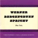 10'' - Werner Bergengruen - Spricht Das Netz - Mono