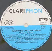 LP - Werner Bieder - Hammond Und Rhythmus