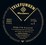 LP - Werner Krauß - Verteidigungsrede des Sokrates / Schlußwort Nach Dem Todesurteil
