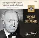 LP - Werner Krauß - Verteidigungsrede des Sokrates / Schlußwort Nach Dem Todesurteil