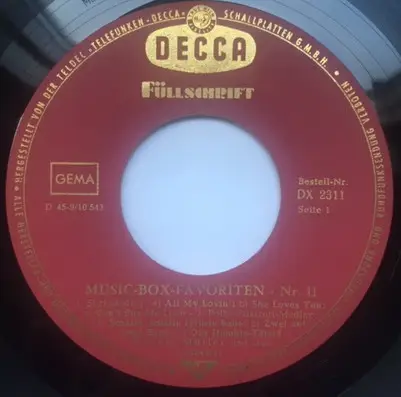 Werner Müller Und Sein Orchester - Music-Box-Favoriten Nr. 11