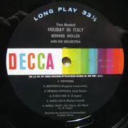 LP - Werner Müller Und Sein Orchester - Your Musical Holiday In Italy