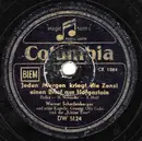 Schellack - Werner Scharfenberger Und Seine Kapelle - Jeden Morgen Kriegt Die Zenzi Einen Brief Aus Hofgastein / Ich Möcht' Gern Dein Herz Klopfen Hör'n