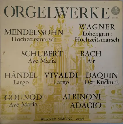 Werner Simons - Orgelwerke