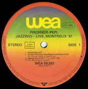 LP - Werner Pirchner / Harry Pepl / Jazzzwio - Live, Montreux '81