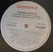 LP - Werner Reischl - Sing Mit Mir Ein Halleluja - Die Neuen Religiösen Lieder III