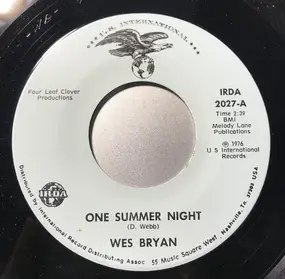 Wes Bryan - One Summer Night