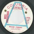 7inch Vinyl Single - Wes Buchanan - Never Forget - promo