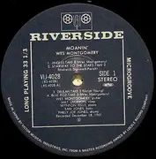 LP - Wes Montgomery - Moanin' - Insert