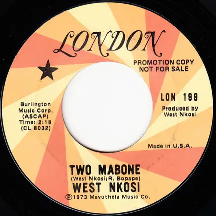 West Nkosi - Two Mabone / 1815 Special