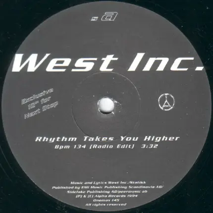 West Inc. - Rhythm Takes You Higher