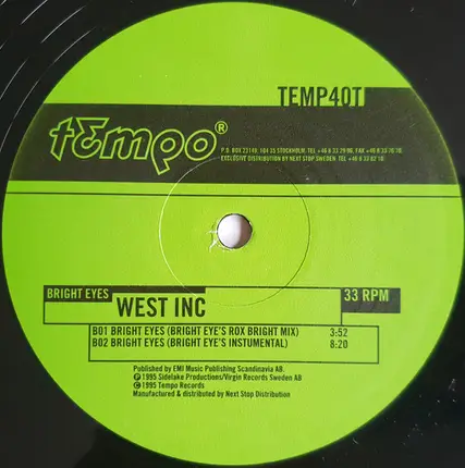 West Inc. - Bright Eyes