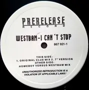12inch Vinyl Single - WestBam - I Can't Stop