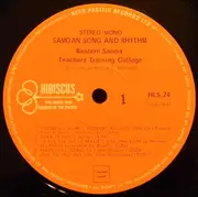 LP - Western Samoa Teachers Training College (Felenaoti Tiresa Malietoa) - Samoan Song And Rhythm