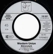 7inch Vinyl Single - Western Union - Bärenstark