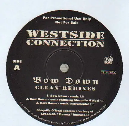 Westside Connection - Bow Down (Clean Remixes)