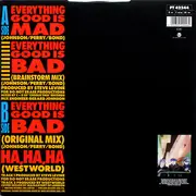 12inch Vinyl Single - Westworld - Everything Good Is Bad