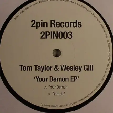 Wesley Gill - Your Demon EP