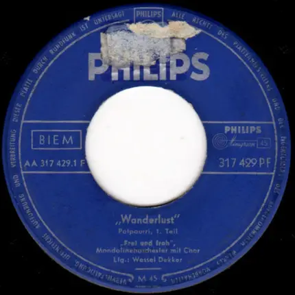 Wessel Dekker And His Mandolinata-Orchestra - "Wanderlust"