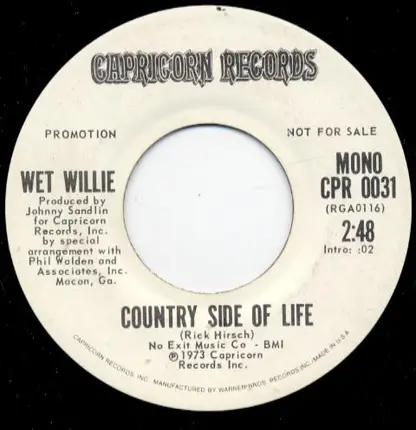 Wet Willie - Country Side of Life