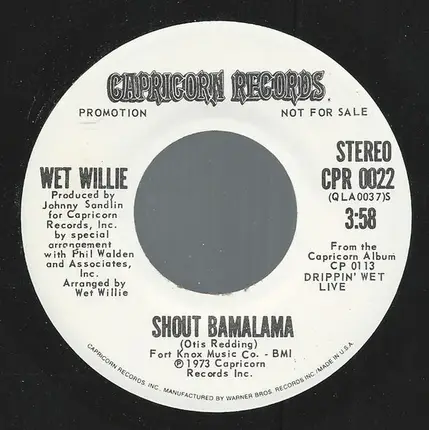 Wet Willie - Shout Bamalama