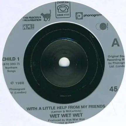 Wet Wet Wet , Billy Bragg - With A Little Help From My Friends / She's Leaving Home