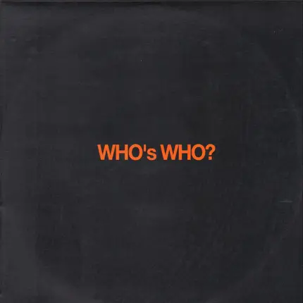 Who's Who? - What's What EP