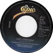 7inch Vinyl Single - Wham! - Last Christmas - Black/Blue Labels